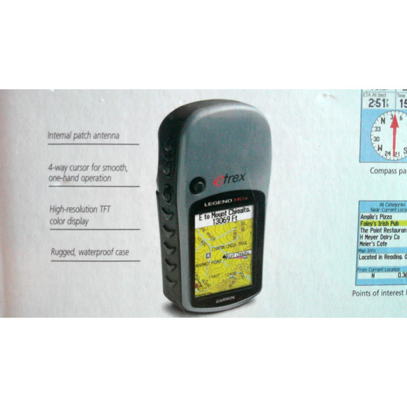 Garmin eTrex Legend HCX Handheld Personal Navigator Open Box - Picture 5 of 9